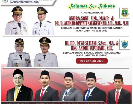 Bupati dan Wakil Bupati Banten Periode 2025-2030